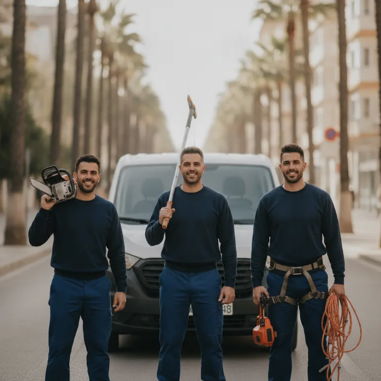 Tala de Árboles equipo en Santa Cruz de Tenerife